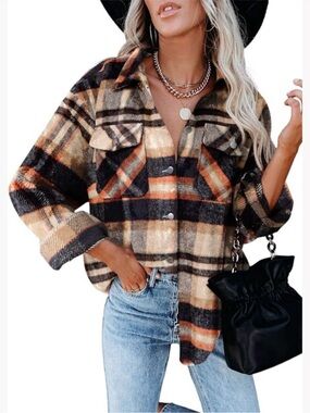 Cozy Plaid Women's Shacket